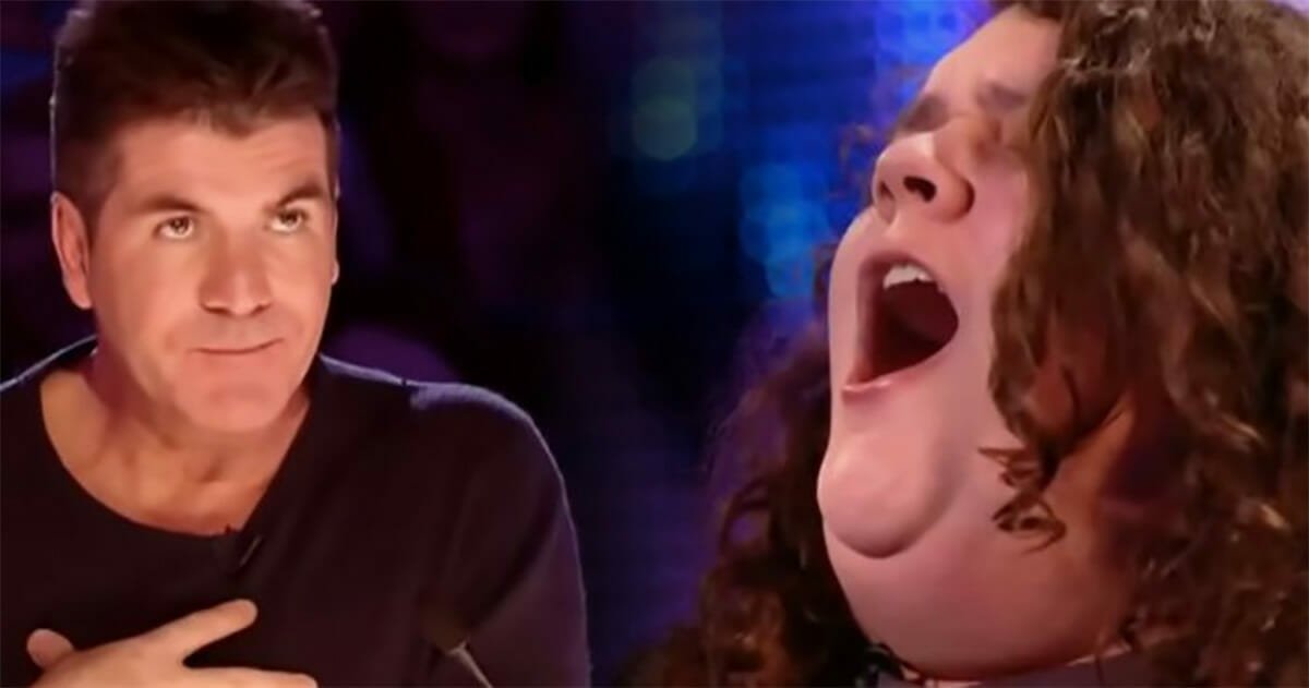 Petrified and shaking teen leaves Simon doubtful, but watch the reaction when he sings