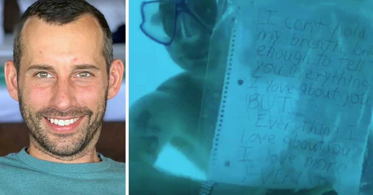 Breaking: Man dies while proposing to his girlfriend underwater using letter