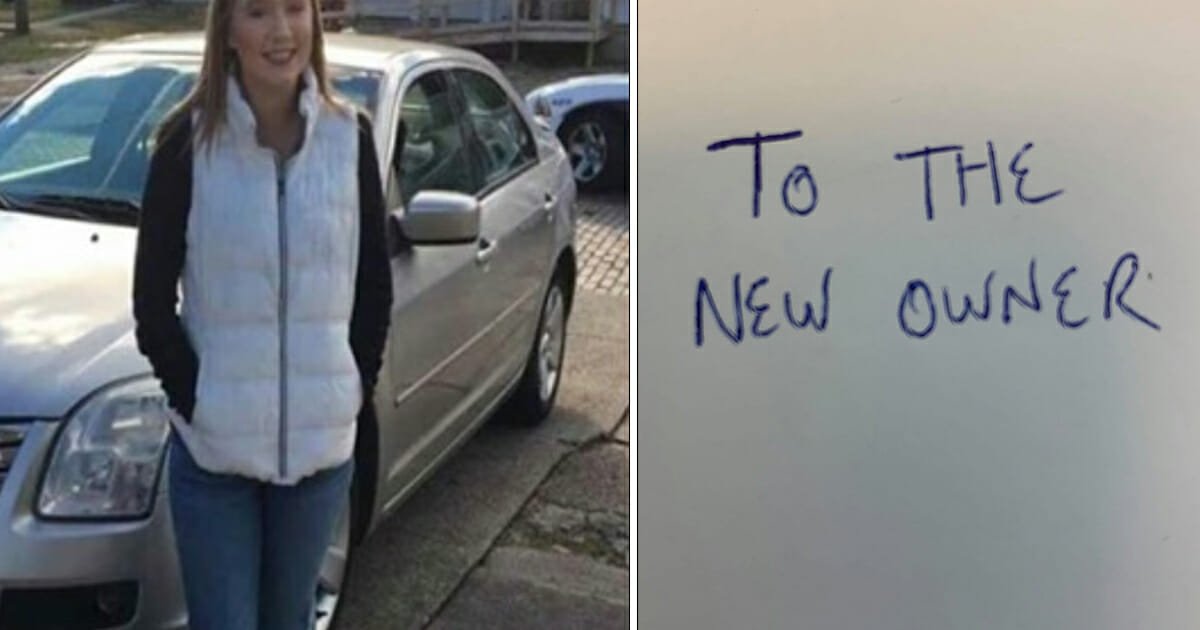 Dad buys used car for daughter's 16th birthday, but finds letter in glove box addressed to him