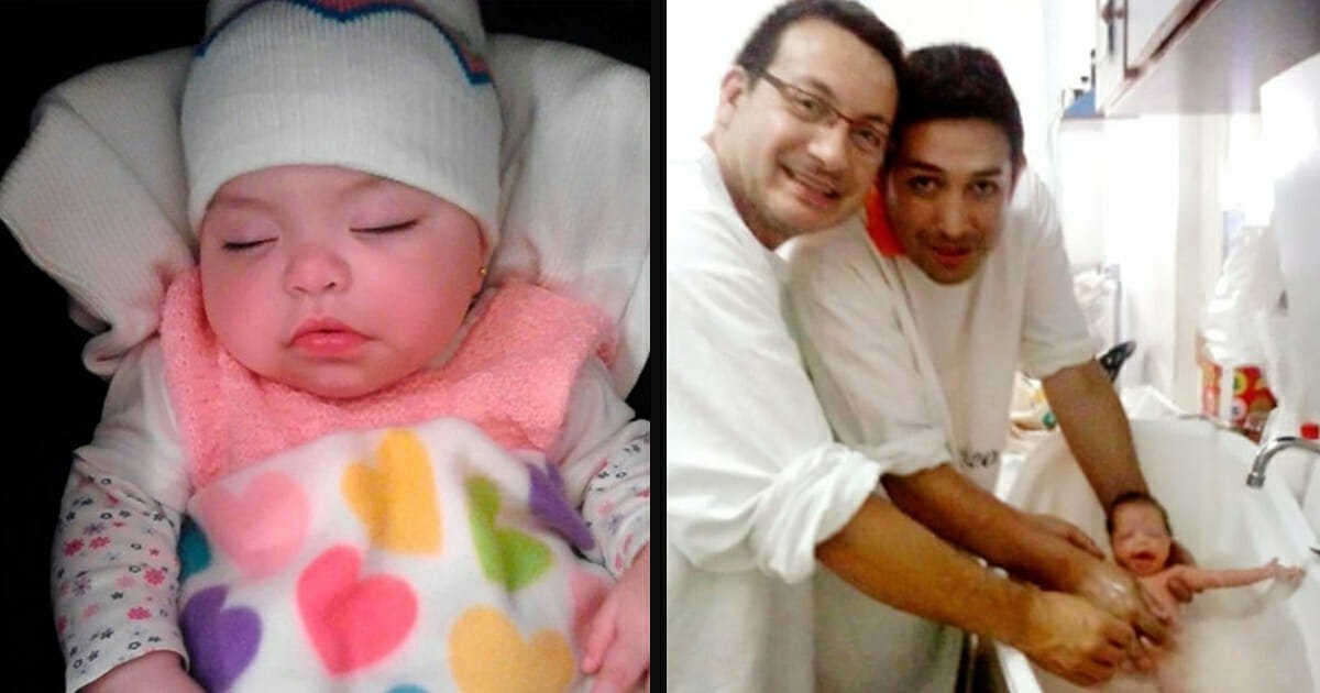 Gay couple adopts baby with HIV who had previously been rejected by 10 families