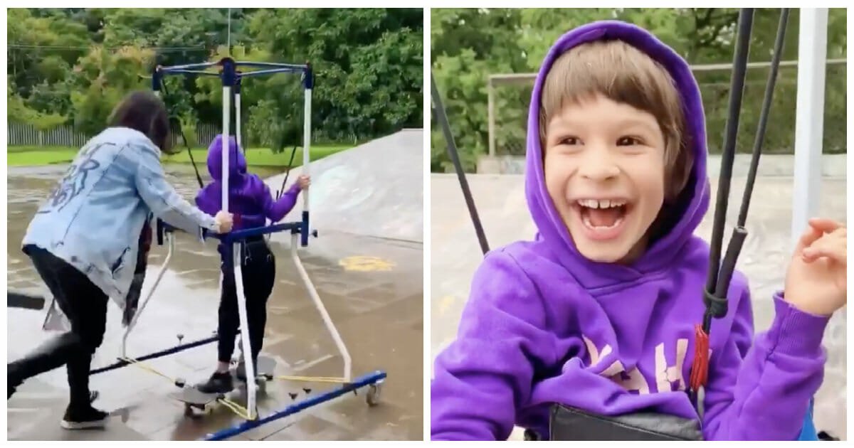Mom makes skateboarding dreams come true for son with cerebral palsy