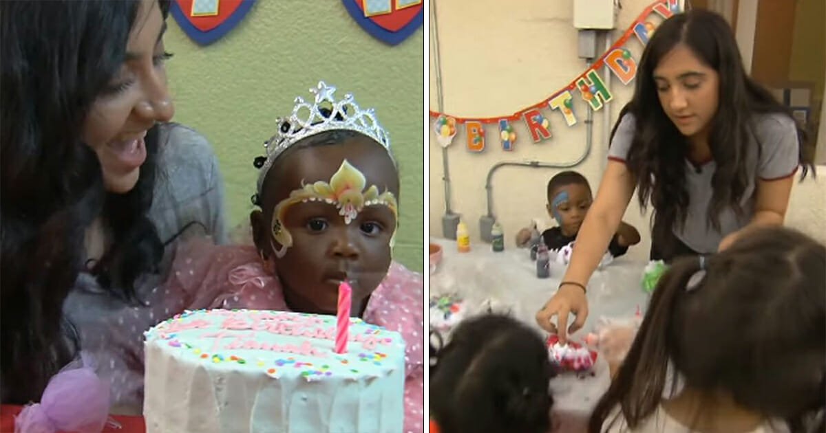 Teen spends weekends throwing birthday parties for homeless children who've never had one before