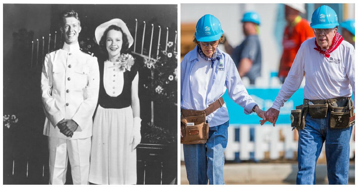 The Carters become the longest-married presidential couple: Jimmy says Rosalynn's love keeps him going