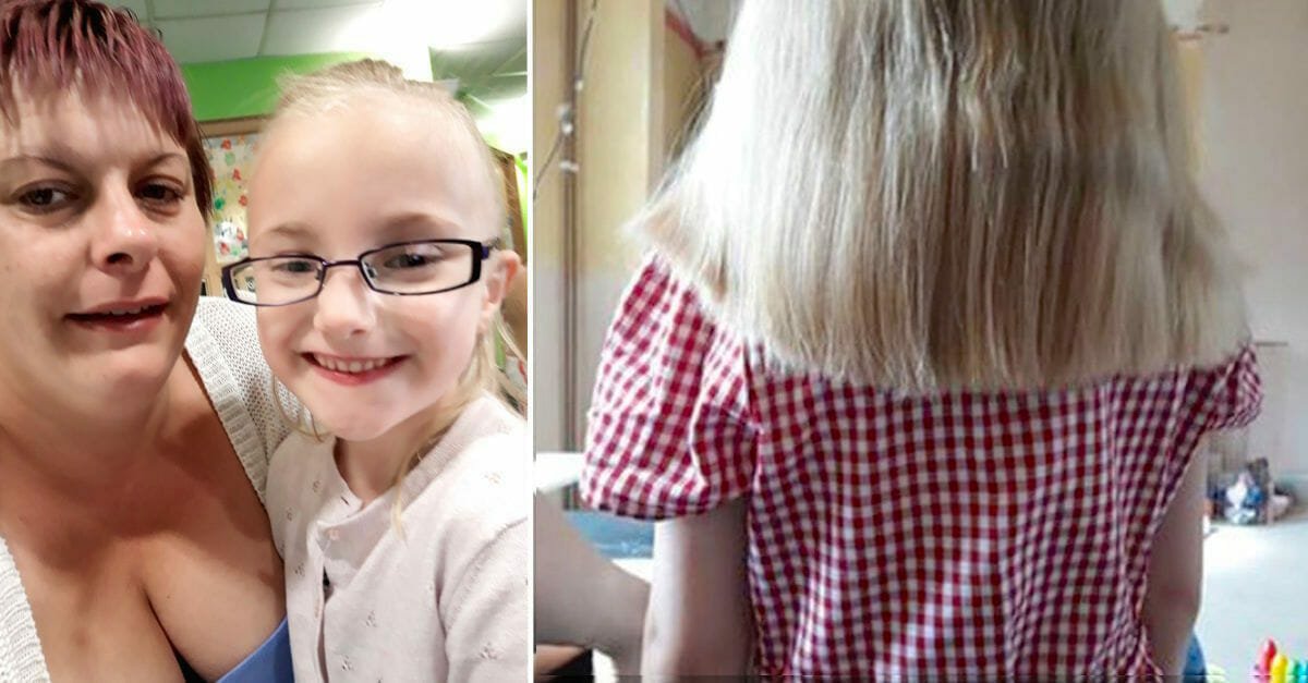 5-year-old girl's hair gets shorter every day before she manages to tell her mom what's going on at school